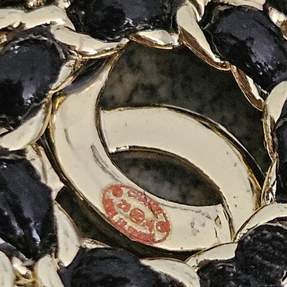 Chanel Gold and Black Earrings - Picture 7 of 8